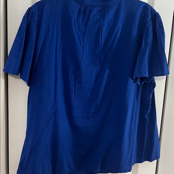 Knox Rose Women's Royal Blue Blouse - Picture 6 of 6